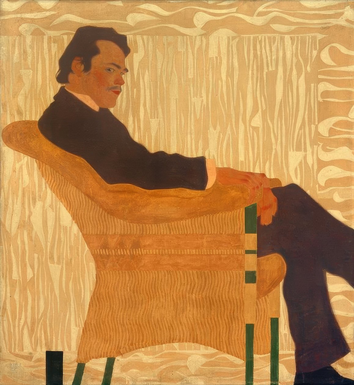 Hans Massmann festő portréja alkotó: Egon Schiele