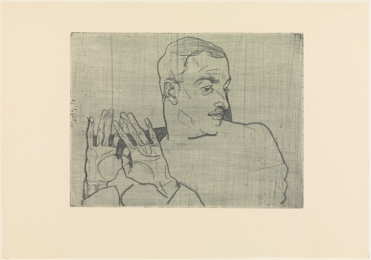 Arthur Roessler portréja alkotó: Egon Schiele