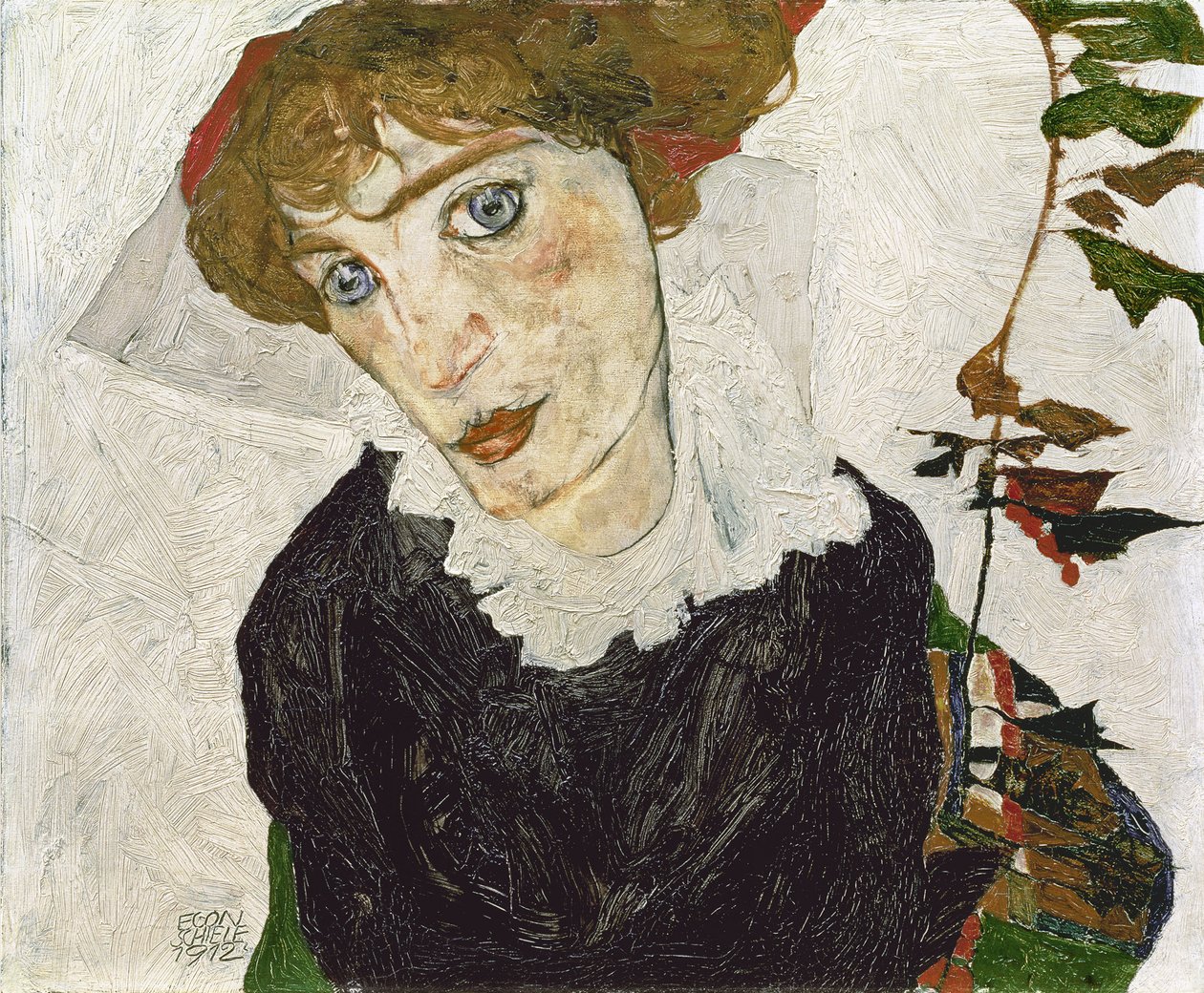 Wally Neuzil portréja, 1912 alkotó: Egon Schiele
