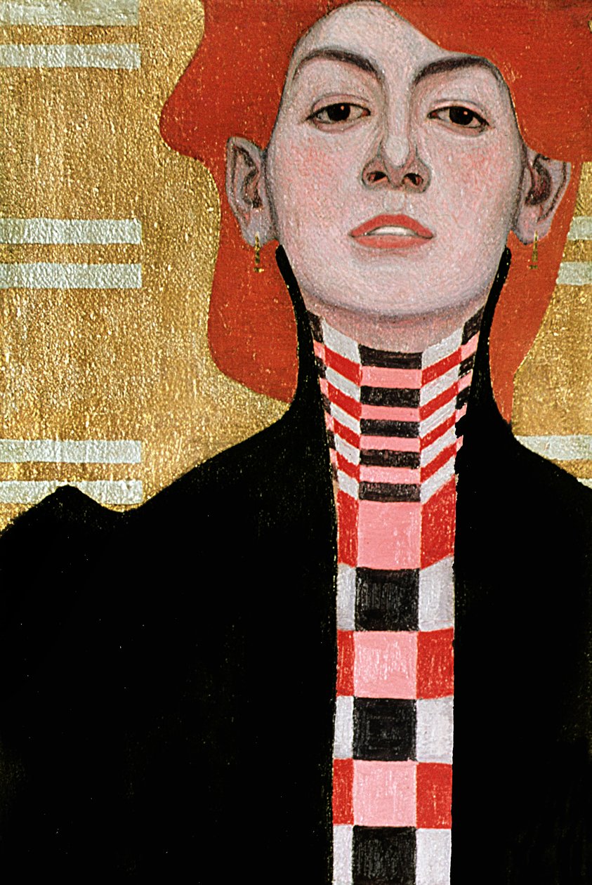Női portré, 1909 (olaj) (282394. részlet) alkotó: Egon Schiele