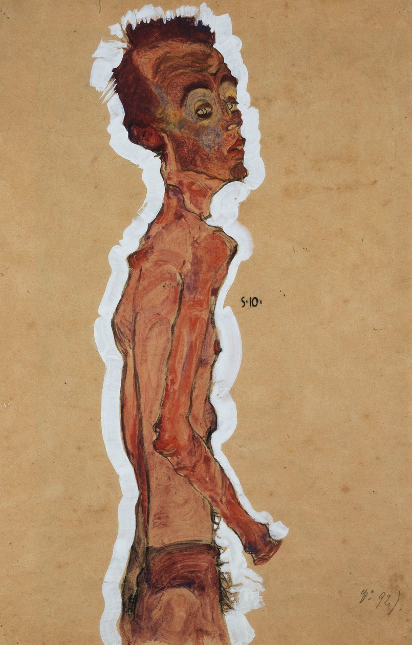 Önarckép, 1910 alkotó: Egon Schiele