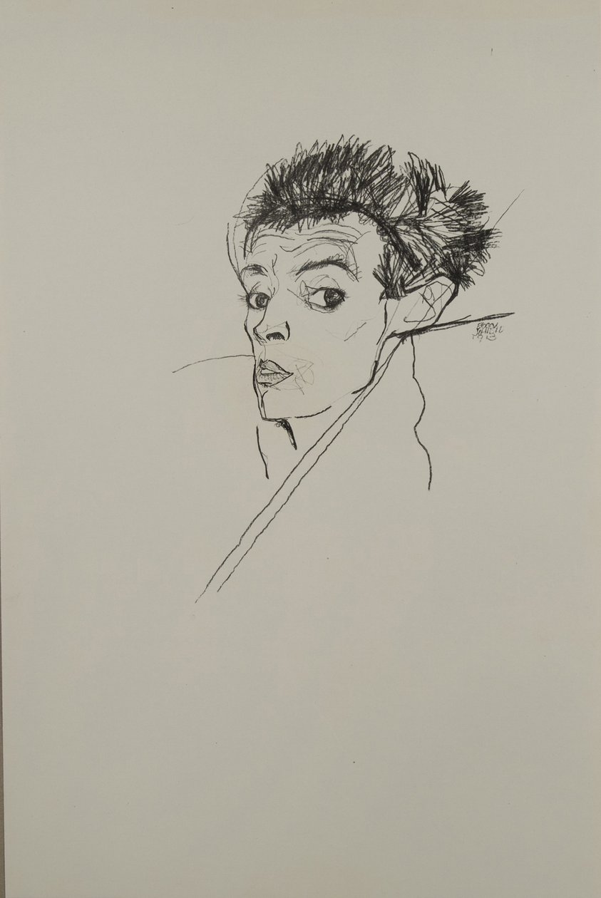 Önarckép, 1913 alkotó: Egon Schiele
