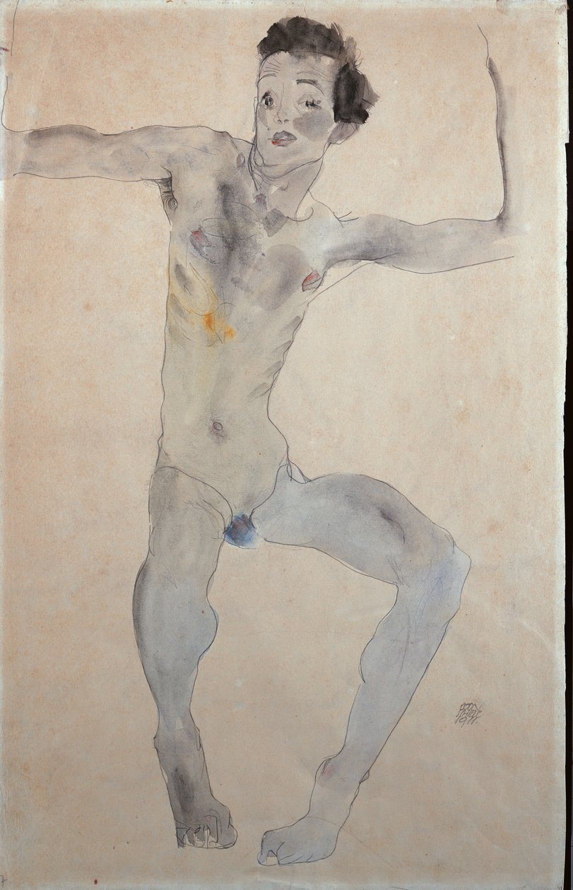 Önarckép, 1911 alkotó: Egon Schiele