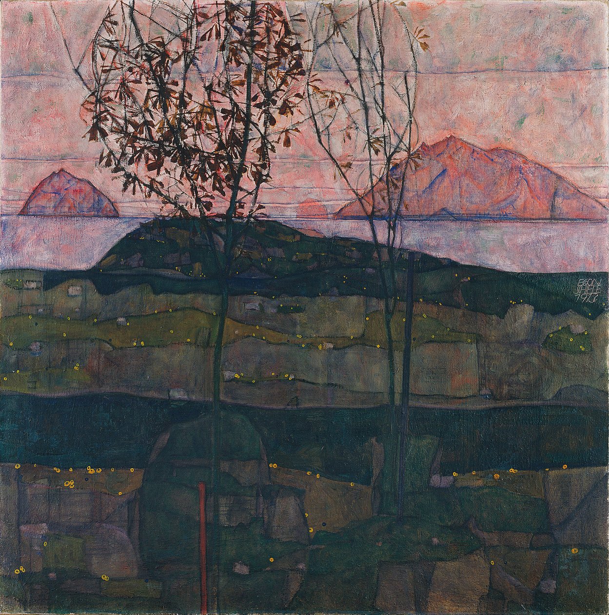 Lenyugvó nap alkotó: Egon Schiele
