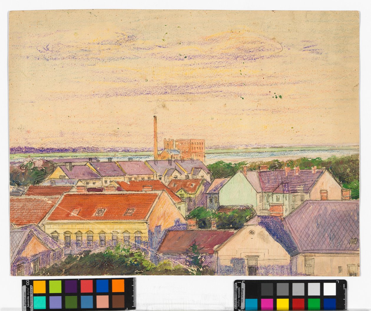 Városkép alkotó: Egon Schiele
