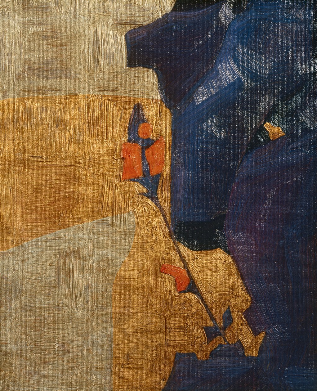 Stilizált virág dekoratív háttér előtt ... (bronz) alkotó: Egon Schiele