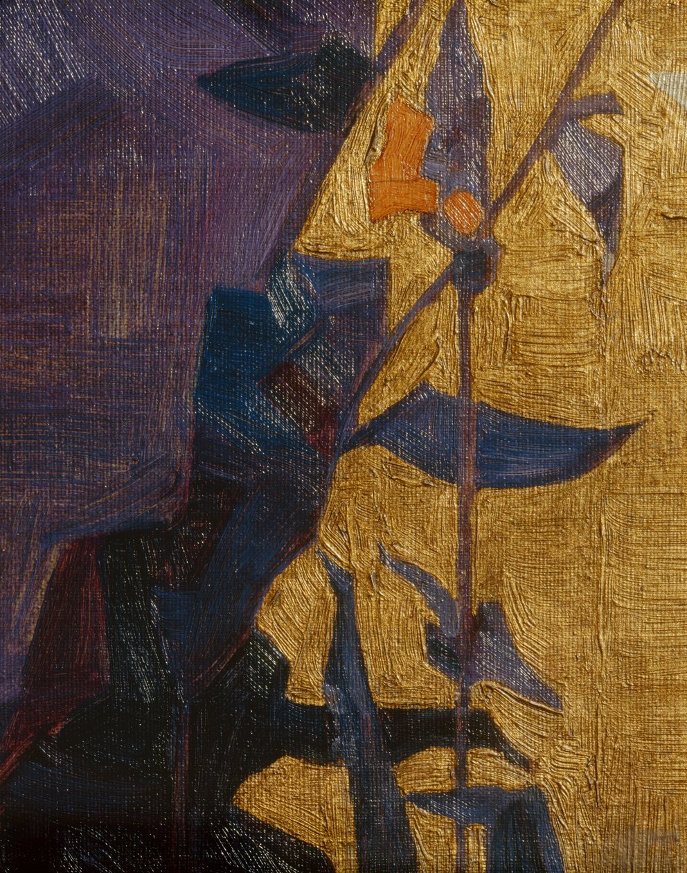 Stilizált virág dekoratív háttér előtt ... (bronz) alkotó: Egon Schiele