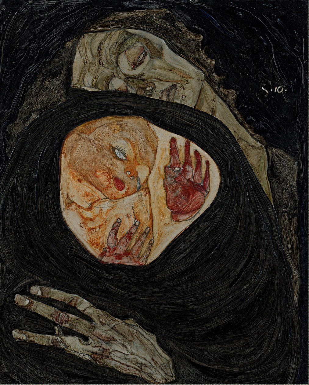 „Holt anya” I alkotó: Egon Schiele