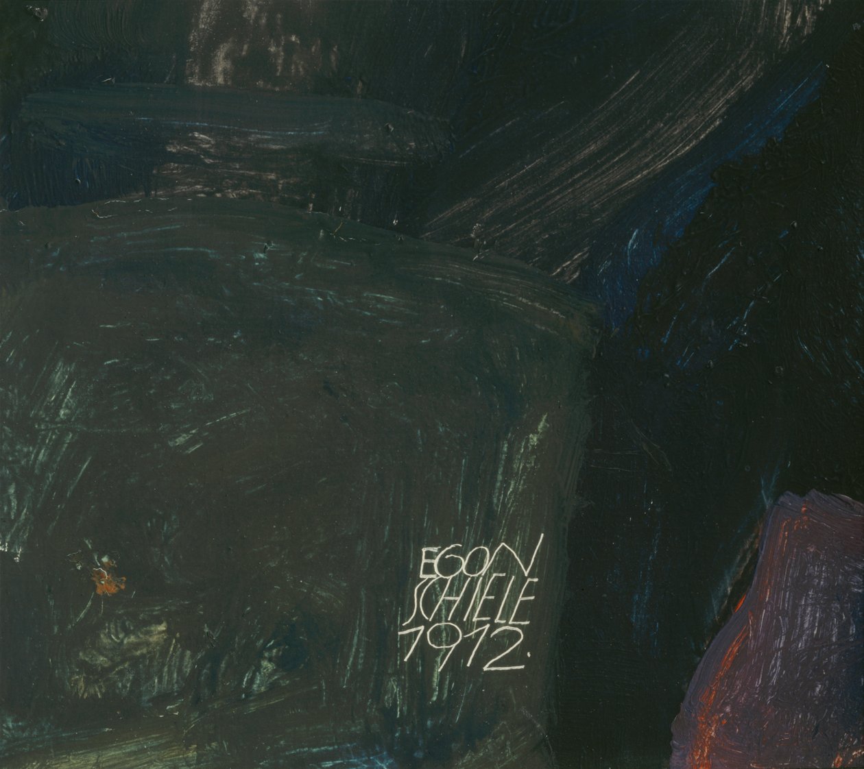 Gyászoló nő alkotó: Egon Schiele