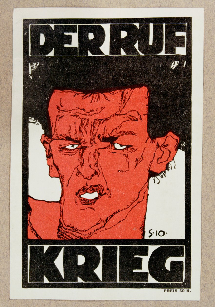 Borító (egy önarckép felhasználásával ... alkotó: Egon Schiele