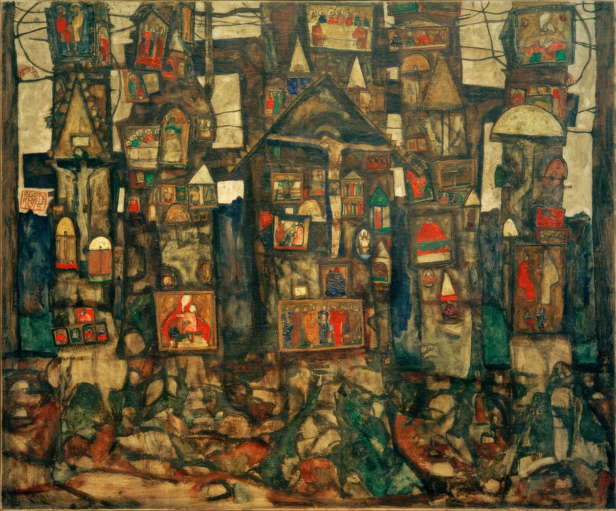 Erdei áhítat alkotó: Egon Schiele