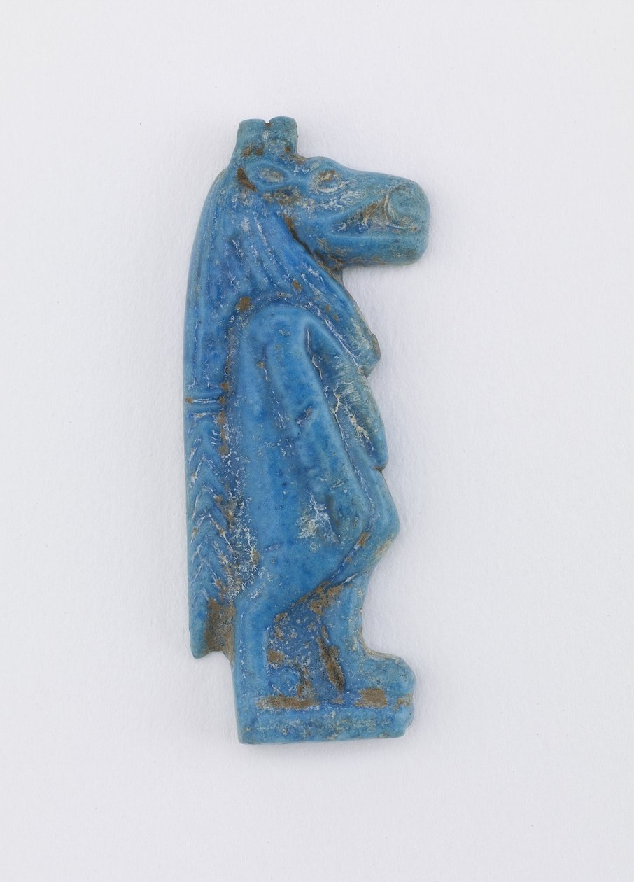 Amulett: Thoureis alakja, valószínűleg Ptolemaioszi korszak, ie 305-30 (agyag) alkotó: Egyptian
