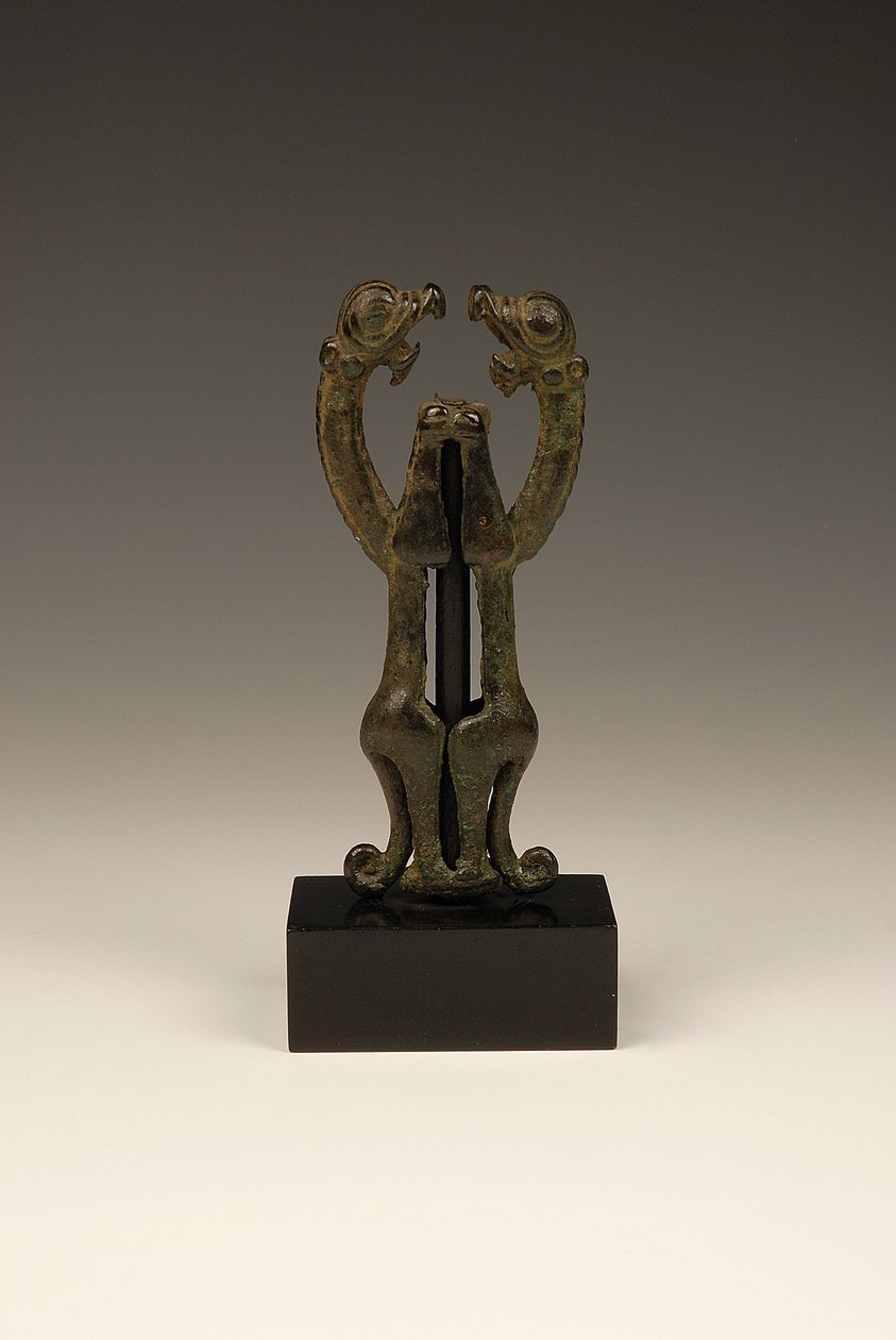 Bronz oroszlán döntő, ie 9-8. század (bronz) alkotó: Egyptian