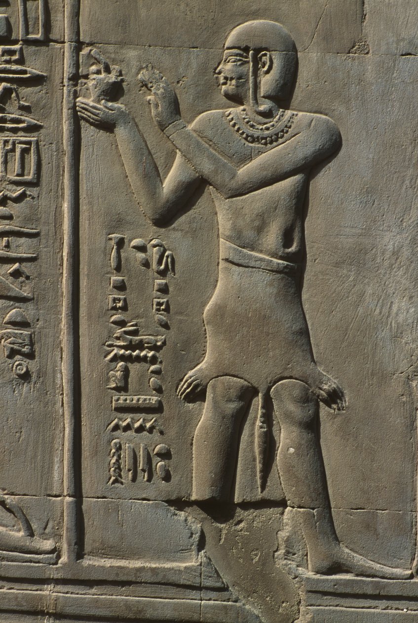 Egy dombormű részlete alkotó: Egyptian
