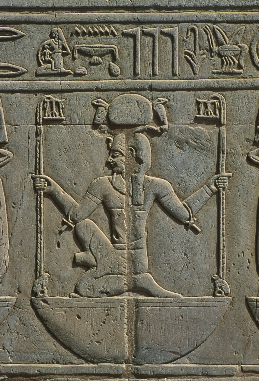 Egy domborműves kő részlete alkotó: Egyptian