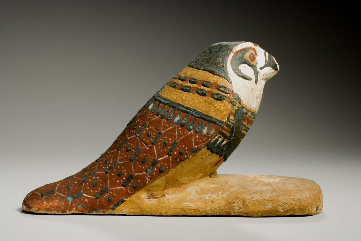 Falcon, harmadik köztes időszak-kora késői dinasztikus időszak, ie 800-600 körül (fa) alkotó: Egyptian