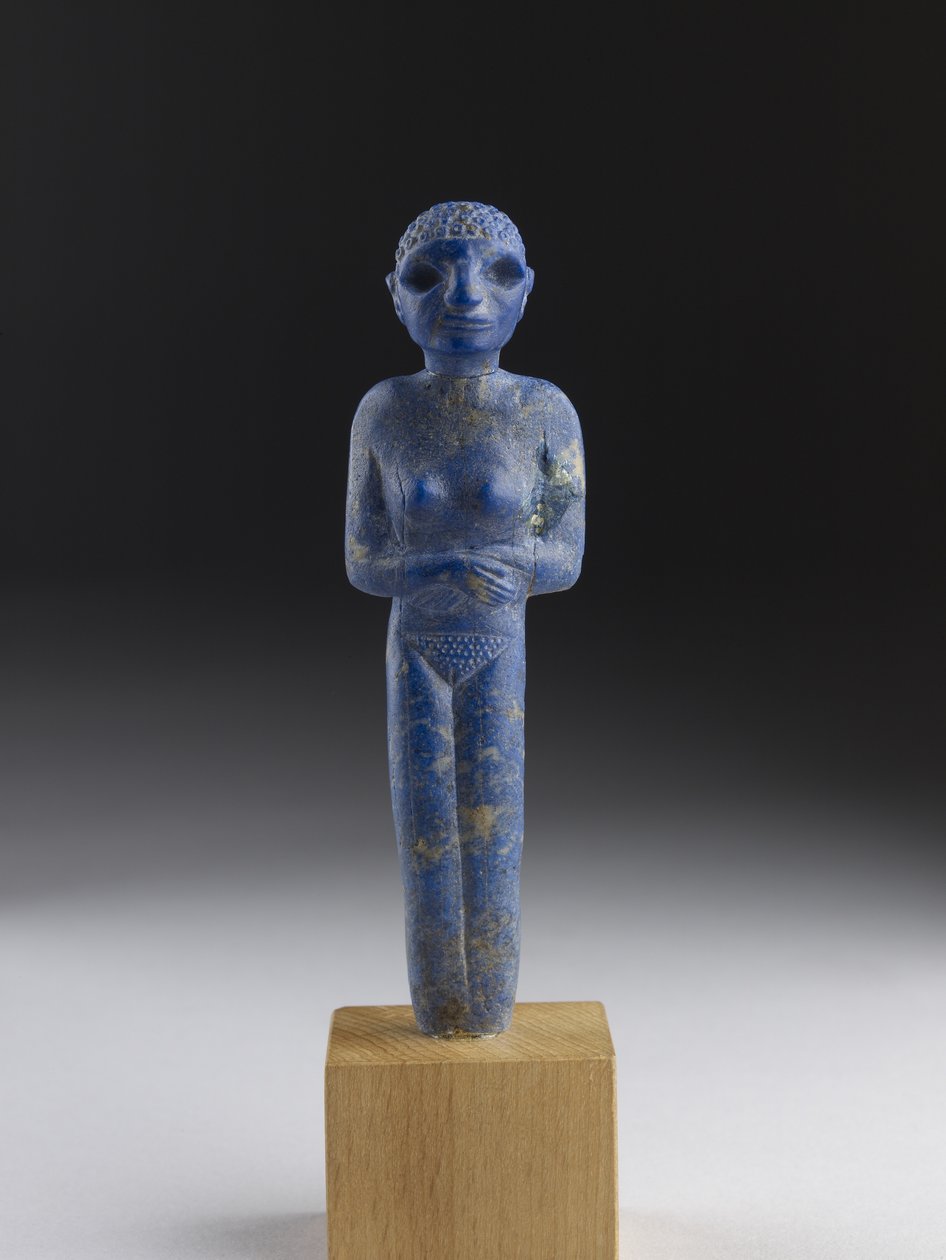 Nőalak, korai dinasztikus időszak (lapis lazuli) alkotó: Egyptian