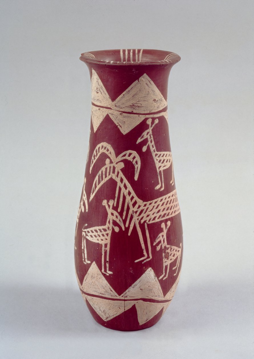 Serleg, Naqada-korszak, Kr.e. 4000-3100 körül, (festett kerámia) alkotó: Egyptian