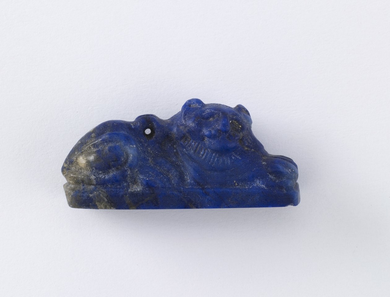Oroszlán, Ptolemaioszi vagy Római Korszak, Kr.e. 305-14 (lapis lazuli) alkotó: Egyptian