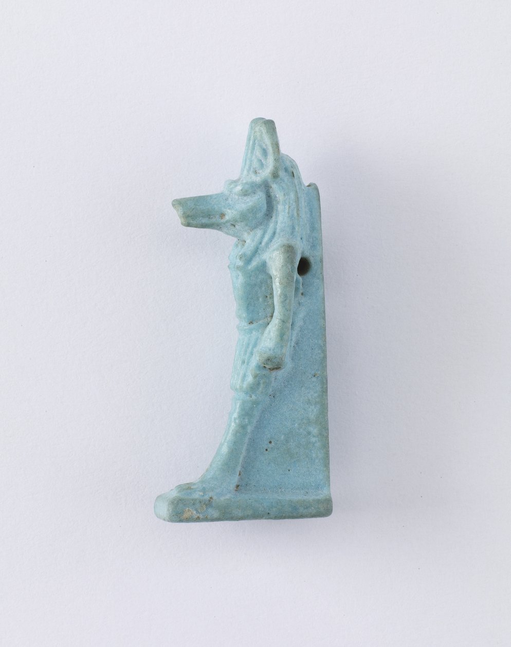 Anubisz álló alakja, valószínűleg Ptolemaioszi korszak, ie 305-30 (fajansz) alkotó: Egyptian
