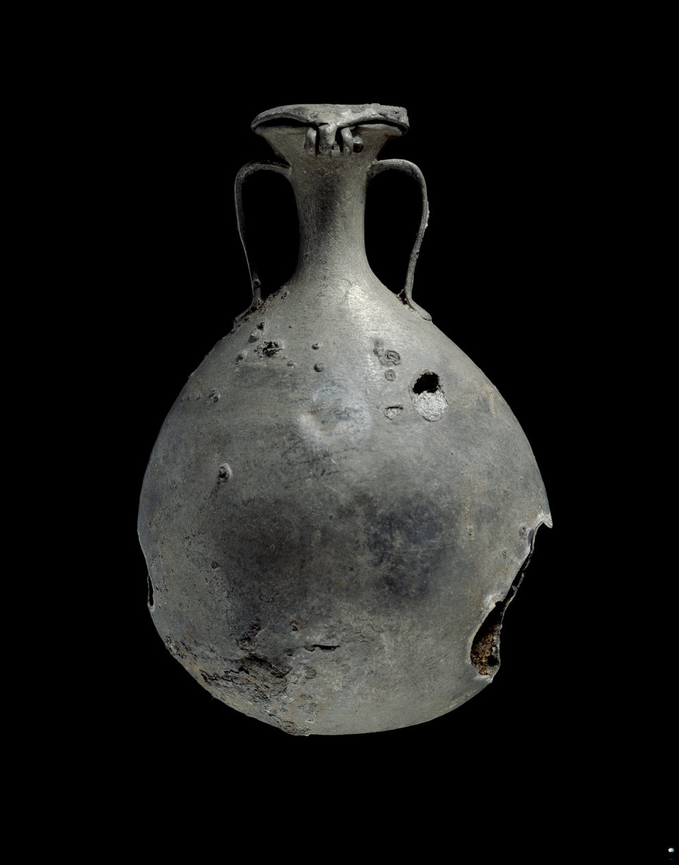 Ólom-ólom ötvözetből készült lombik tetővel ón-ólom ötvözetből alkotó: Egyptian 18th Dynasty