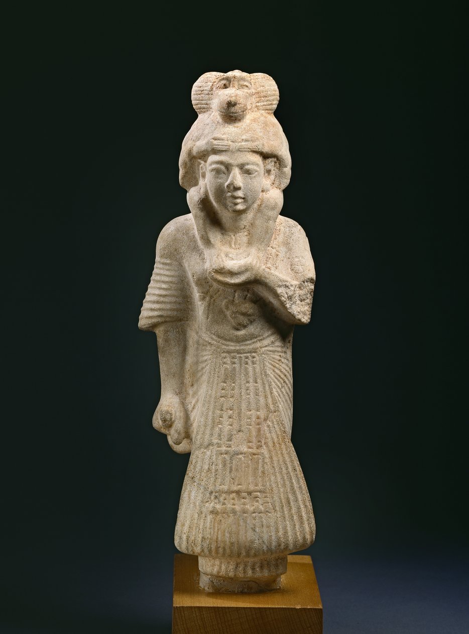 Páviánt cipelő Thoth írástudója és papja, Ashmunein (ókori Hermopolisz) Új Királyságából, a XIX. dinasztia (Kr. e. 1307-1196) (mészkő) alkotó: Egyptian 19th Dynasty