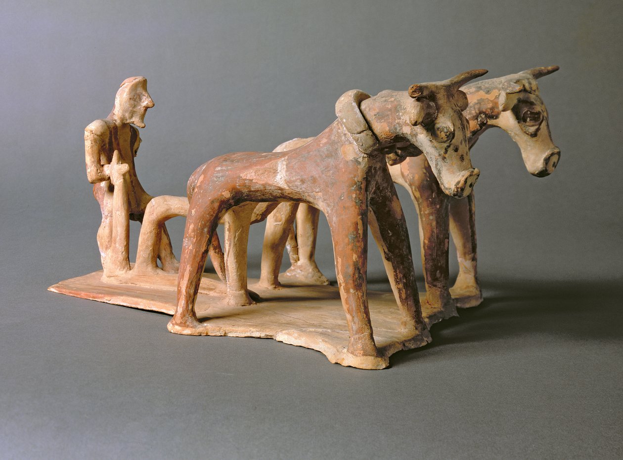 Munkás, Nefertiabet hercegnő sírjából, Óbirodalom (agyag) alkotó: Egyptian 4th Dynasty