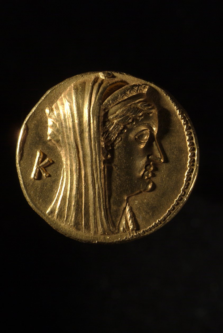 Görög Oktadrachm of Arsinoe II, ie 240, fordított nézet alkotó: Egyptian