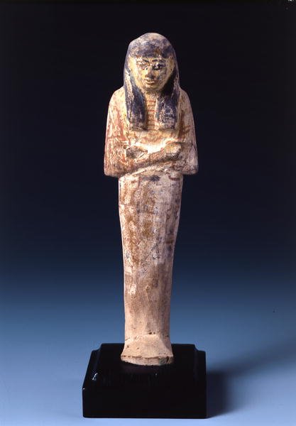 Shabti figura (festett kő) alkotó: Egyptian