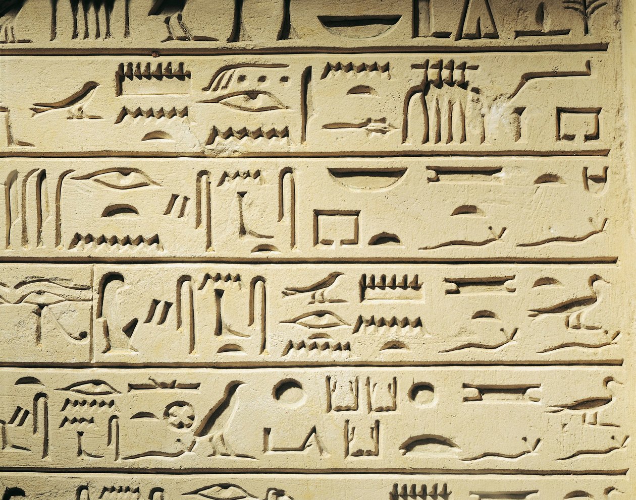 Majordomo Khentekhtayaun temetési sztéléje, hieroglifák, amelyek az elhunyt rokonainak listáját jelentik alkotó: Egyptian 12th Dynasty