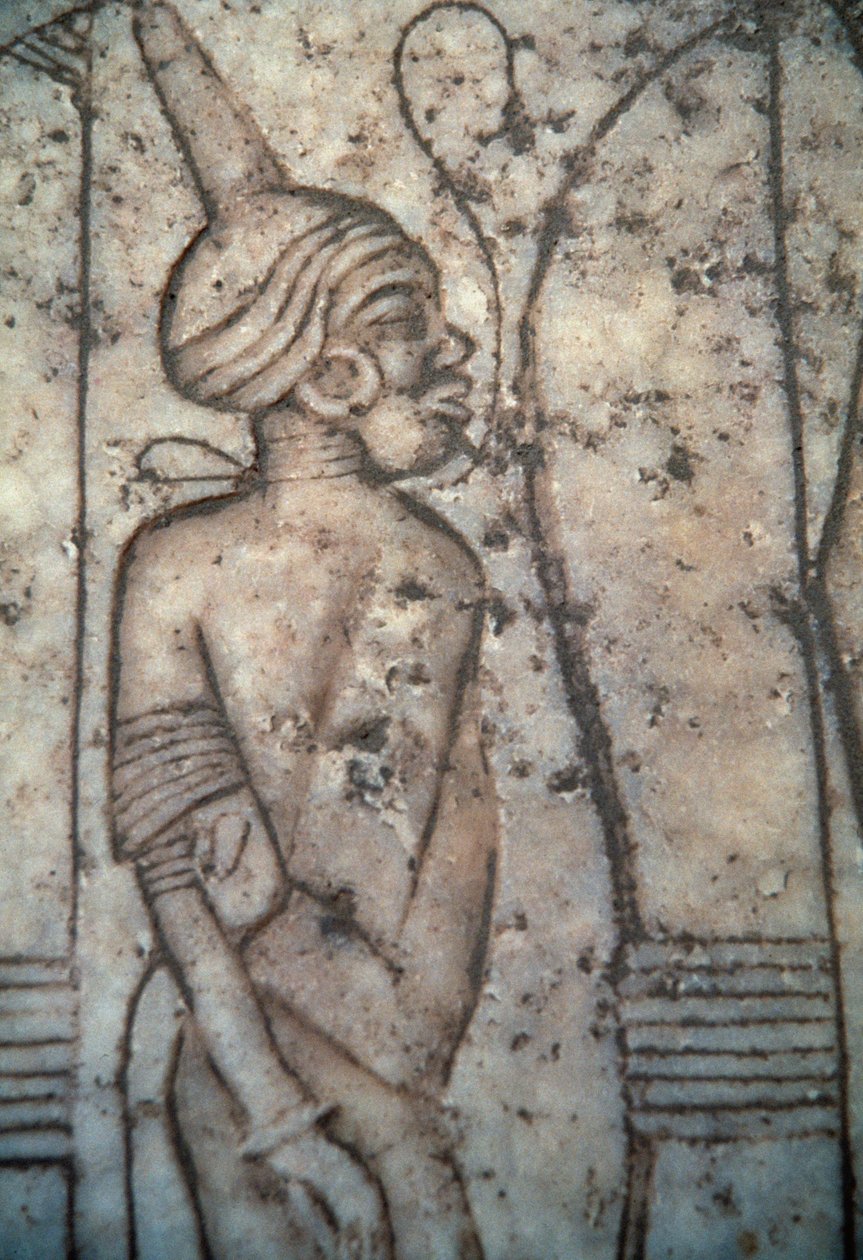 Núbiai fogoly, megkönnyebbülés az egyiptomi civilizáció alkotó: Egyptian 12th Dynasty