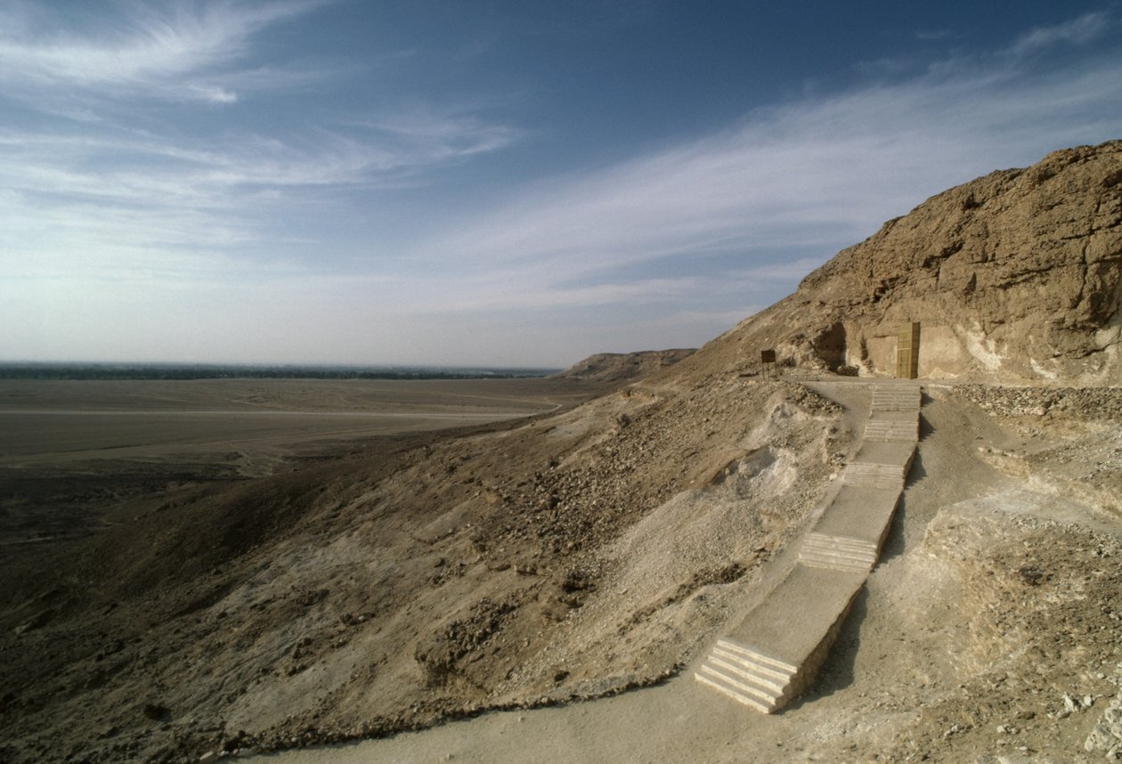 Akhenaten királyi nekropolisza, Tell el-Amarna, Egyiptom, Egyiptomi civilizáció, Újbirodalom, XVIII. dinasztia (fotó) alkotó: Egyptian 18th Dynasty