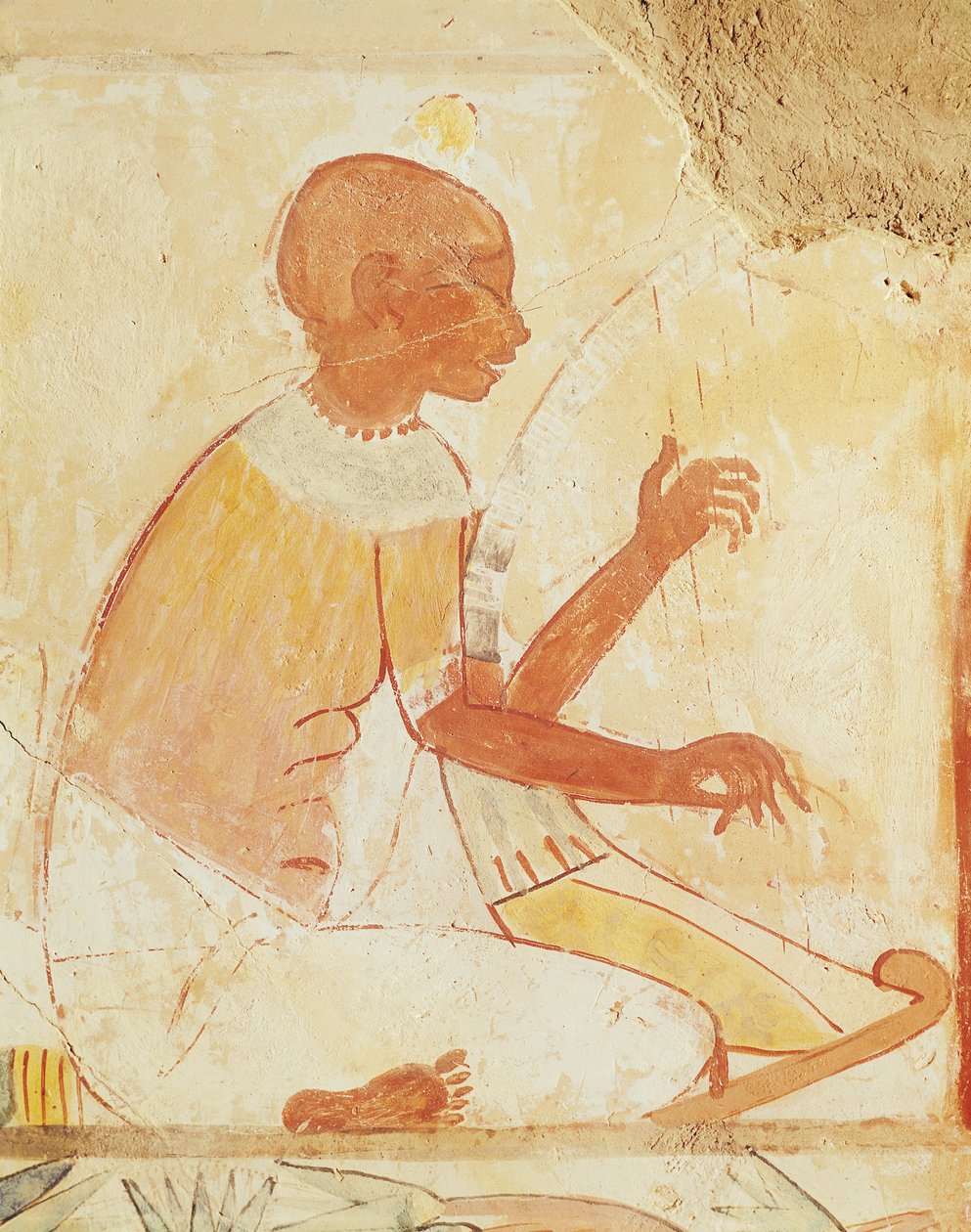 Vak hárfaművész ének, Nakht sírjából, Új Királyság (falfestmény) alkotó: Egyptian 18th Dynasty