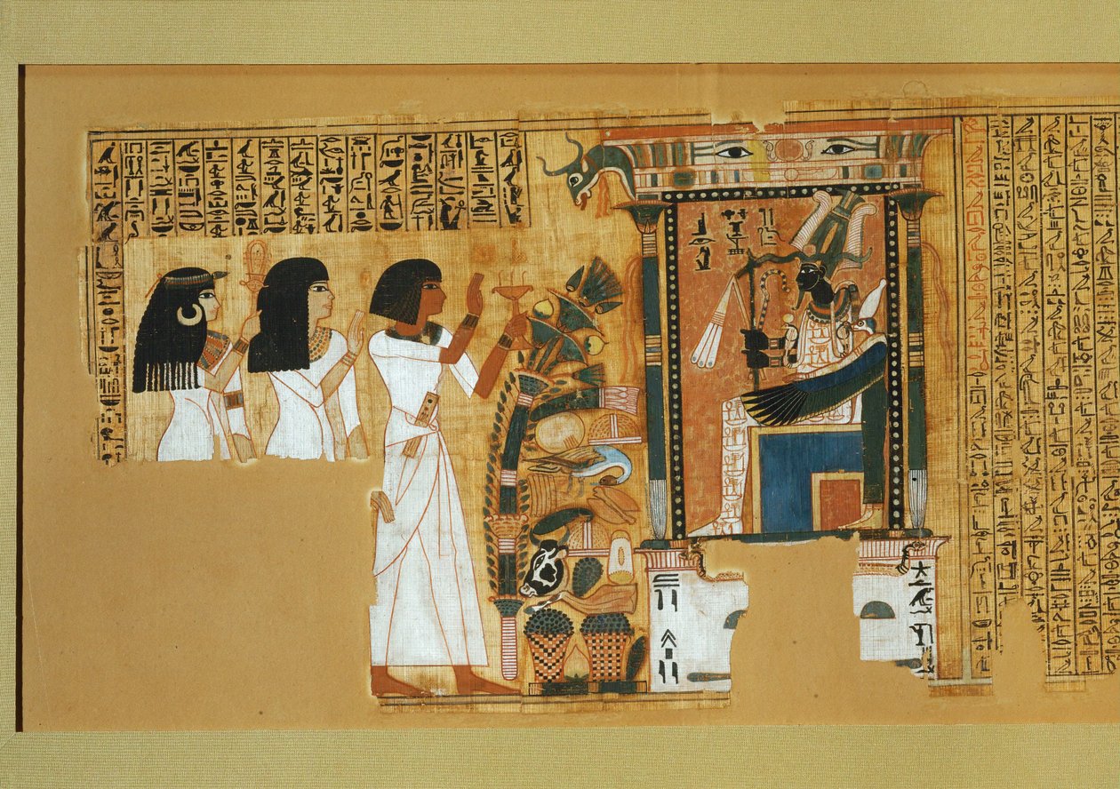 Nebqed írnok halottas könyve, Nebqed uralkodása ... alkotó: Egyptian 18th Dynasty