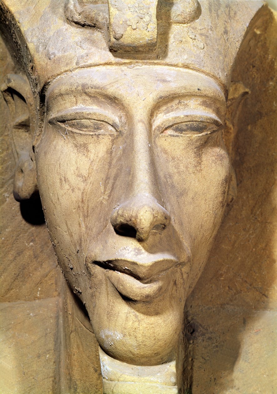 IV. Amenophis (Akhenaten) mellszobra (i.e. 1364-1347) a karnaki Amun-templomból, ie 1353-1337 körül (homokkő) (részlet) alkotó: Egyptian 18th Dynasty