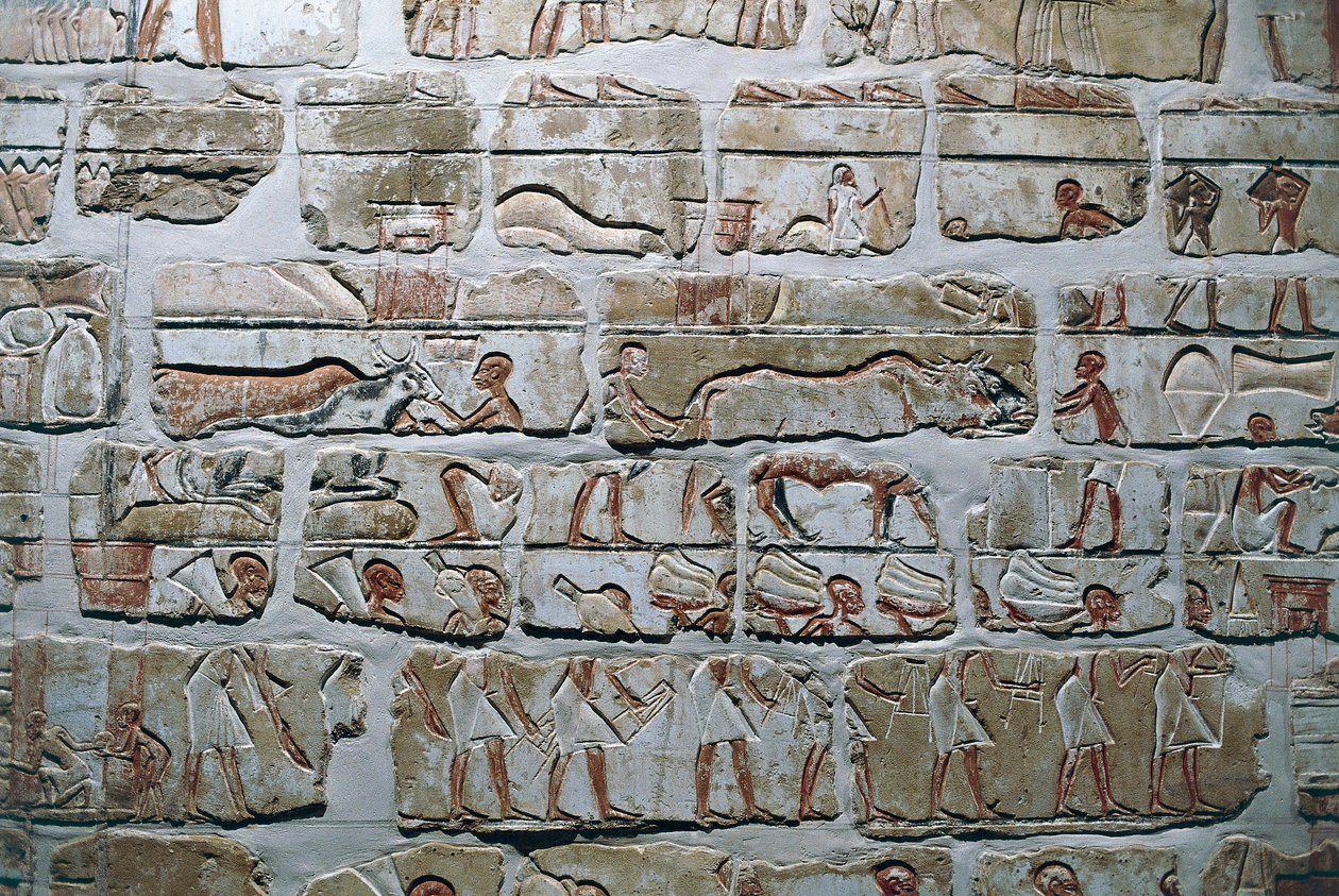 Egyiptom, Théba, Luzor, Karnaki templomok, IV. Amenhotep templomának Talatat fala alkotó: Egyptian 18th Dynasty
