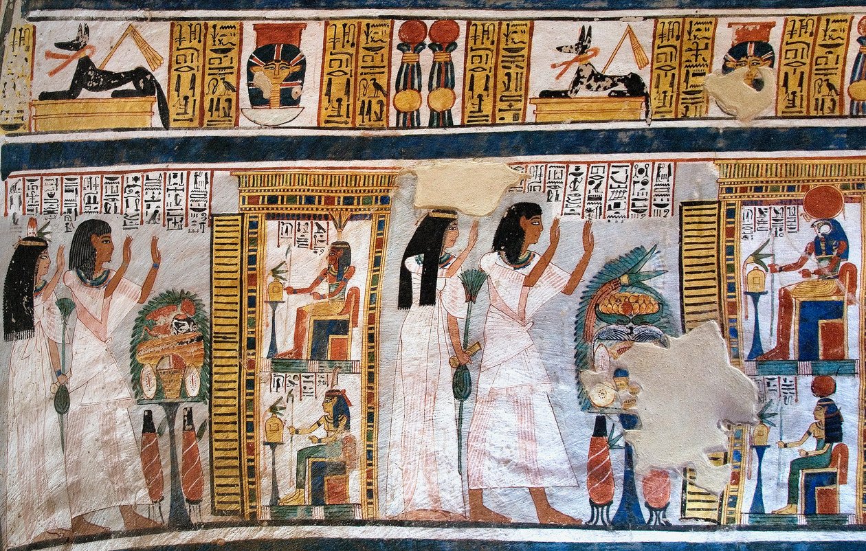 Egyiptomi ókor: Roy sírjának népe alkotó: Egyptian 18th Dynasty