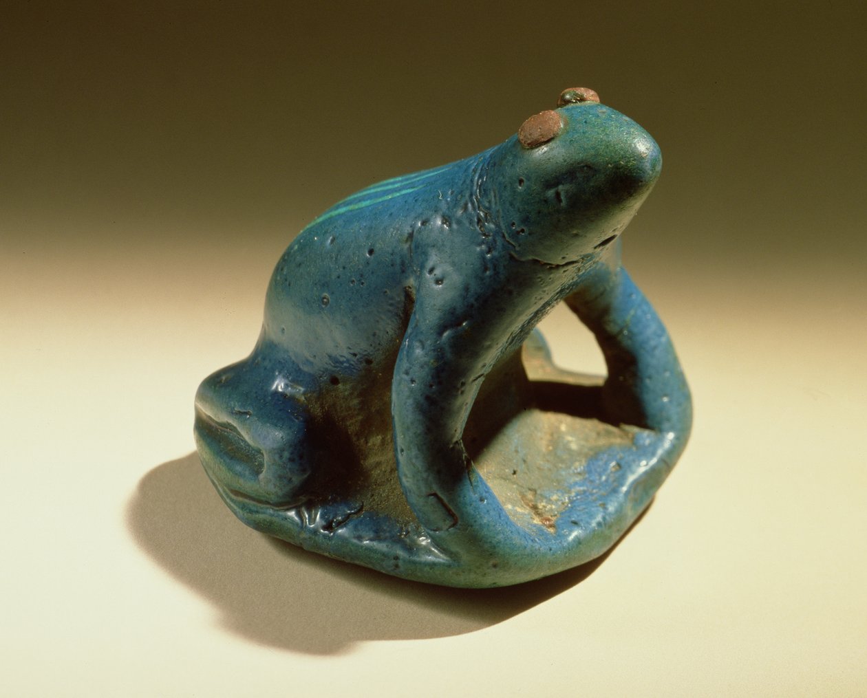 Béka, Új Királyság, ie 1390-53 körül (fajansz) alkotó: Egyptian 18th Dynasty