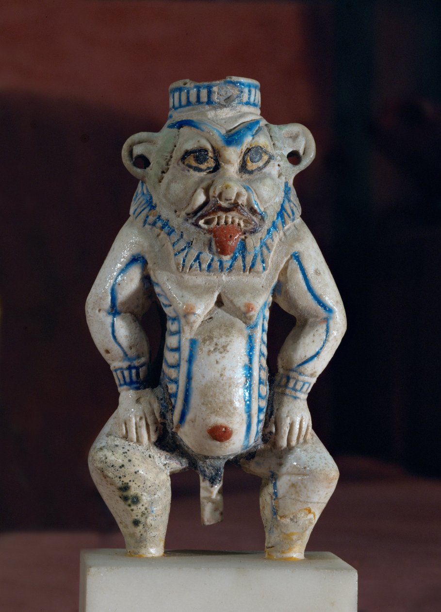 Isten Besh, mint egy edény tárolására khol, a szemceruza ... alkotó: Egyptian 18th Dynasty