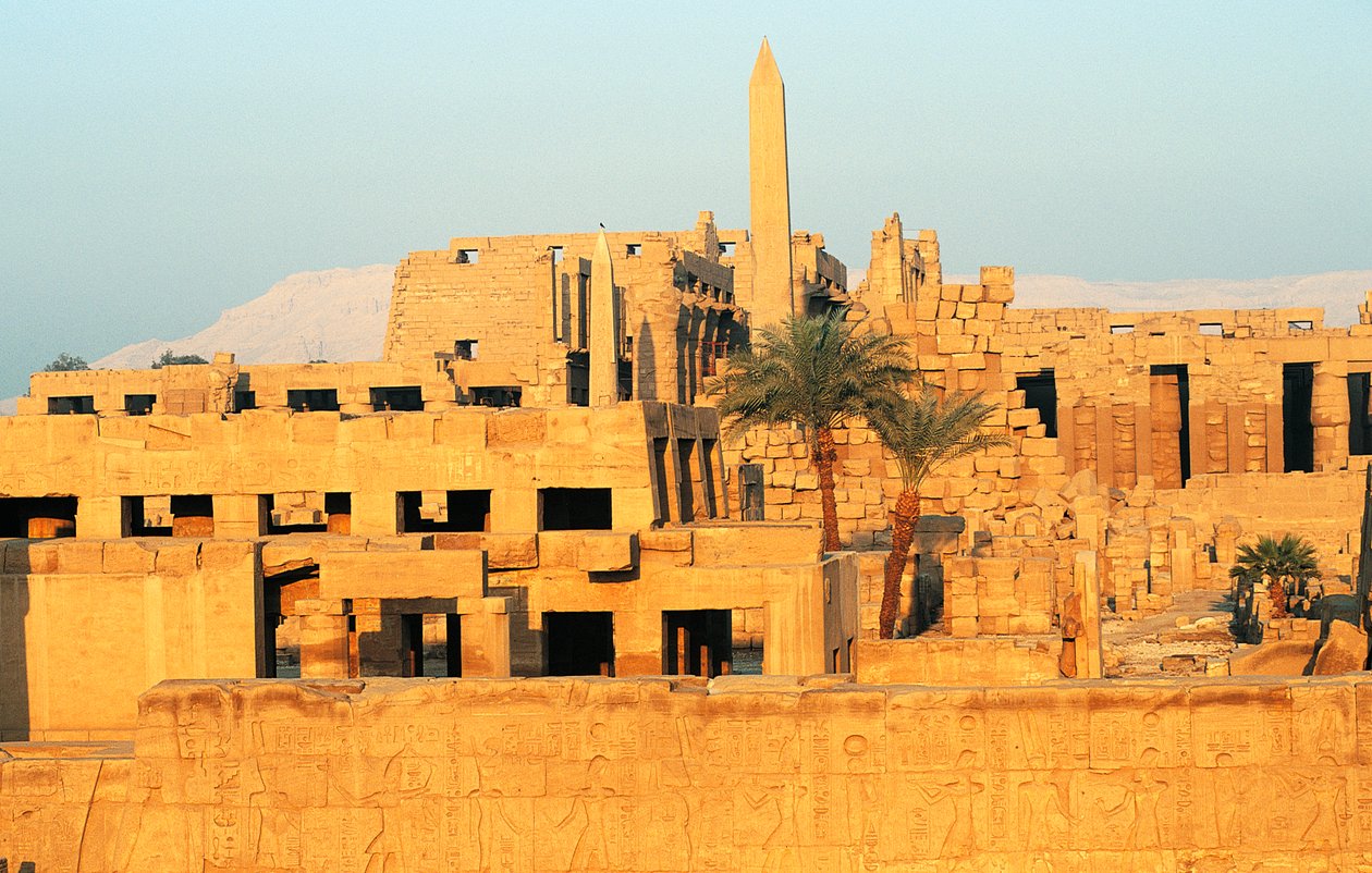 Amun Nagy Temploma, keleti szektor, Karnaki Templomkomplexum, Luxor, Théba (Unesco Világörökségi Listája) alkotó: Egyptian 18th Dynasty