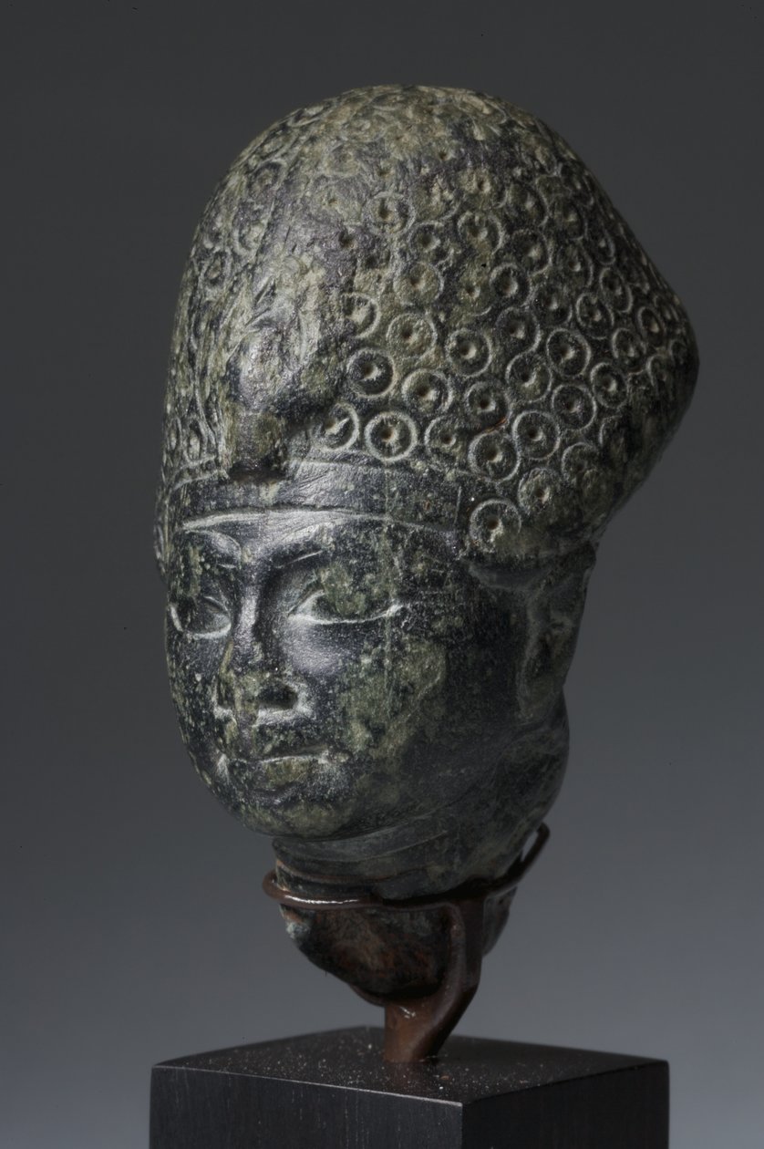 Az Amenhotep III vezetője, Új Királyság (zöld szteatit) alkotó: Egyptian 18th Dynasty