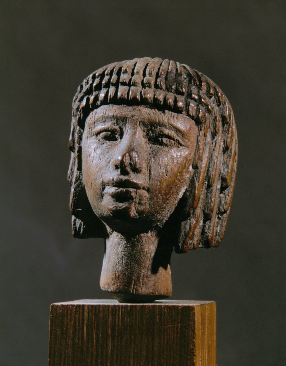 Egy úszólány feje alkotó: Egyptian 18th Dynasty