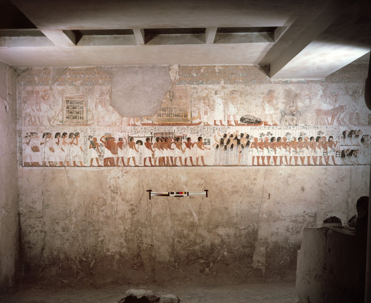 Ramose sírjának belseje, Új Királyság, ie 1360 körül (falfestmény) alkotó: Egyptian 18th Dynasty