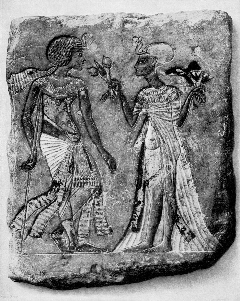 IV. Amenophis egyiptomi király és felesége alkotó: Egyptian 18th Dynasty