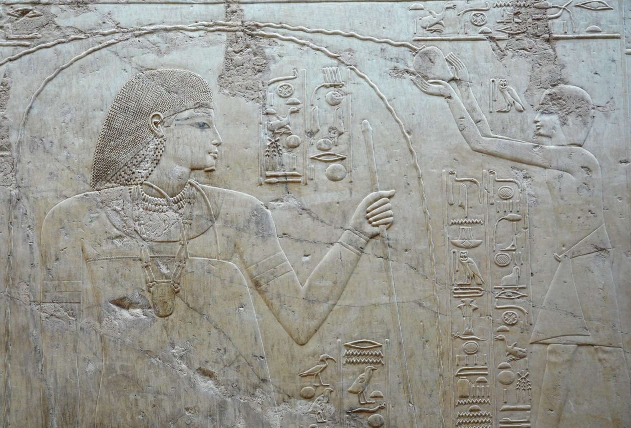 Boráldozási jelenet, Ramose sírja alkotó: Egyptian 18th Dynasty