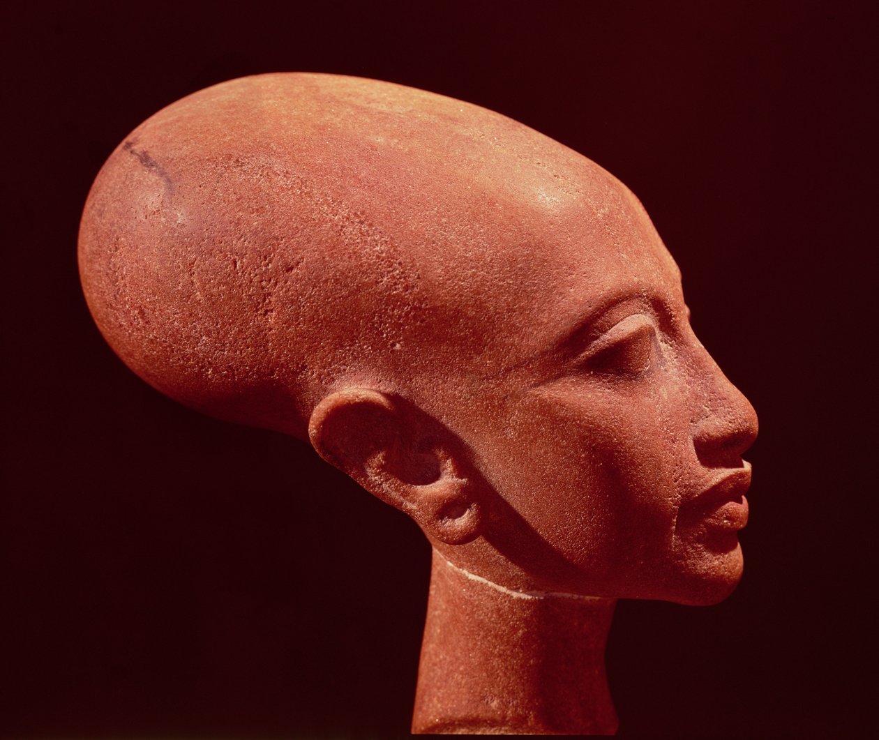Ehnaton király (Kr. e. 1353-1337) lányának arcképe mellszobra Kr.e. 1375 körül (lásd még: 97985) alkotó: Egyptian 18th Dynasty