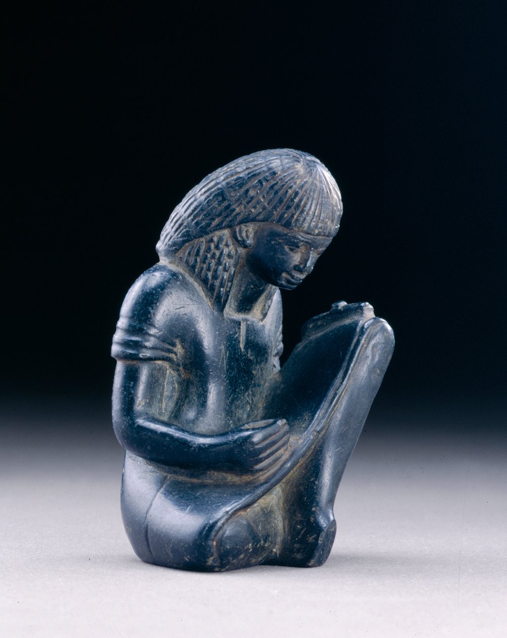 Ülő írnok, Új Királyság, ie 1391-1353 (greywacke) alkotó: Egyptian 18th Dynasty