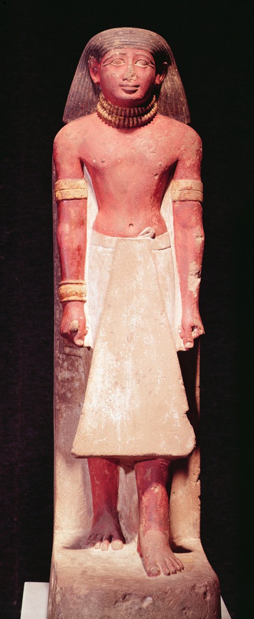 Egy ágyékkötős férfi szobra, Újbirodalom alkotó: Egyptian 18th Dynasty