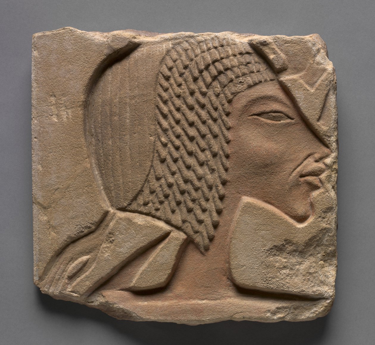Talatat: Nefertiti portréja, Kr.e. 1353-1347 körül alkotó: Egyptian 18th Dynasty