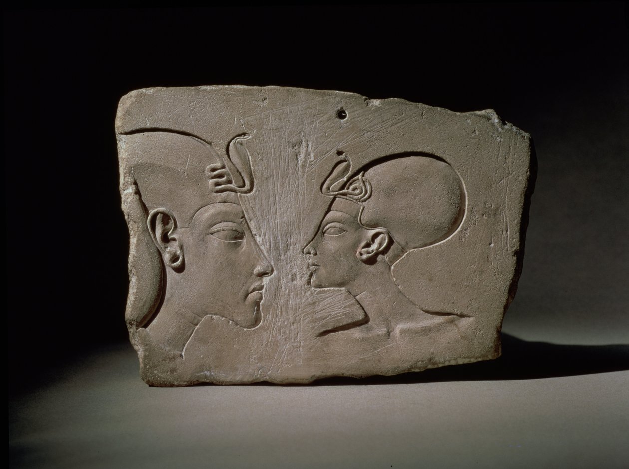 A Wilbour-tábla a modern Amarnából, Új Királyságból (mészkő) alkotó: Egyptian 18th Dynasty